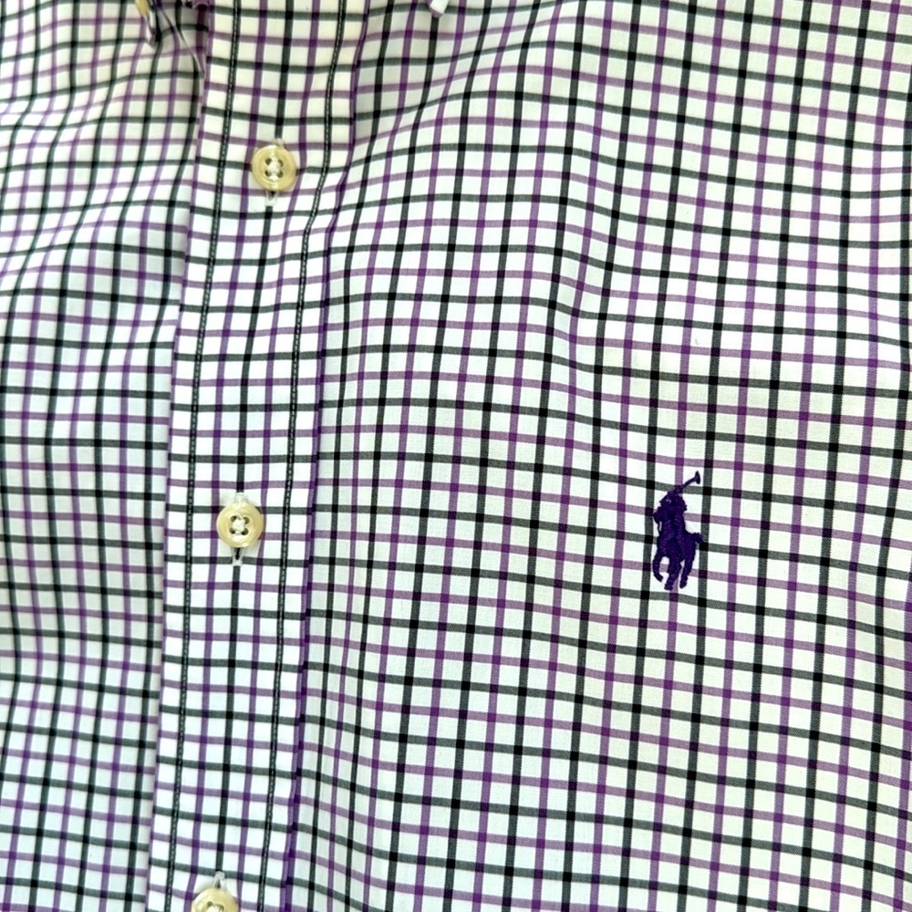Ralph Lauren custom fit plaid button down